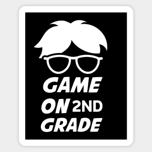 Game on grade 2ND shirt- Back To School-Video Game2nd Grade Level Video Game Sticker